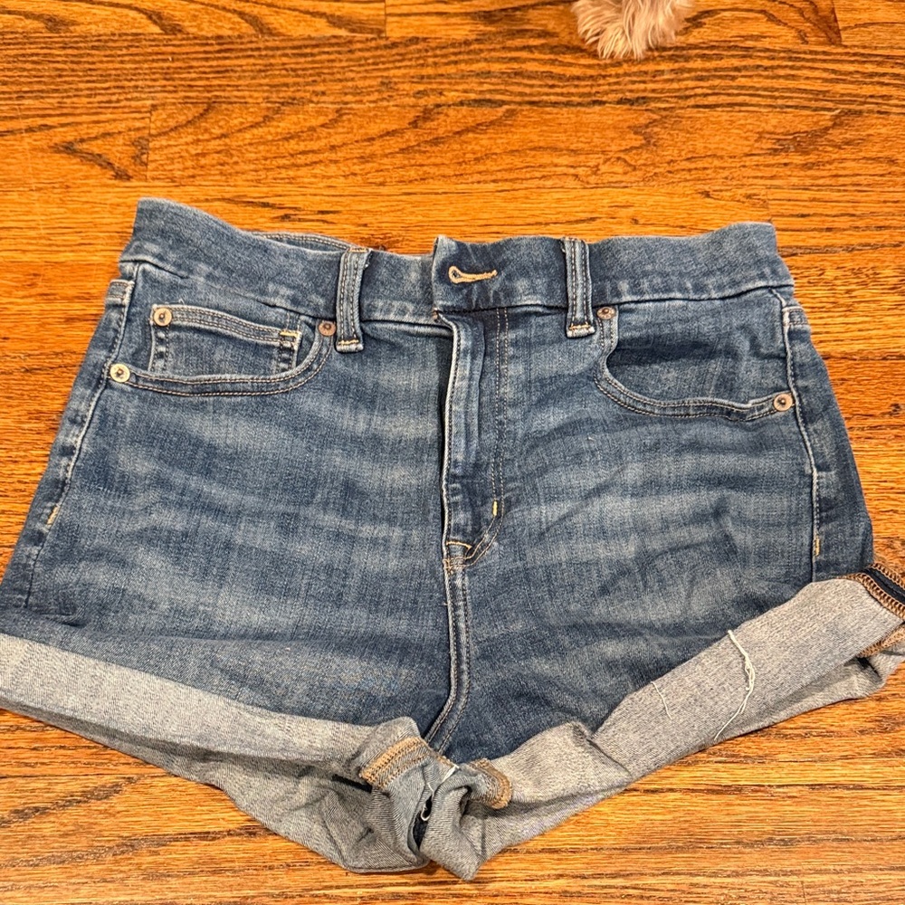 American Eagle Outfitters Blue Denim Jean Shorts